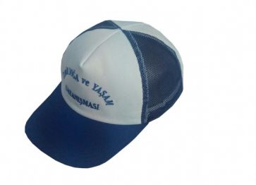 Mavi Fileli Şapka
