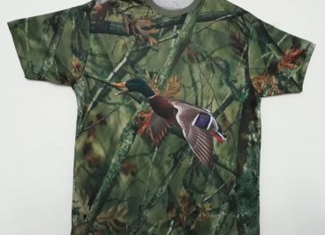 Ördek Resimli Avcı Tişört